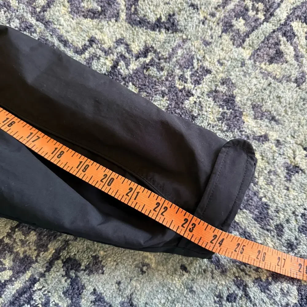 L.L. Bean 2 in 1 Black Hooded Coat and Blue Fleece Jacket Winter Outdoors - Picture 4 of 12